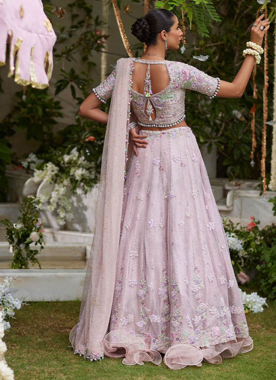 Gisel Powder Pink Lehenga Choli