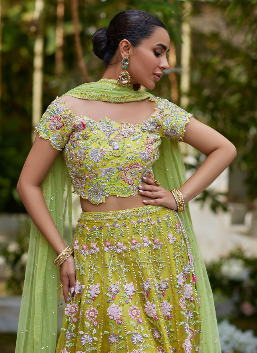 Nora Kiwi Lehenga Choli