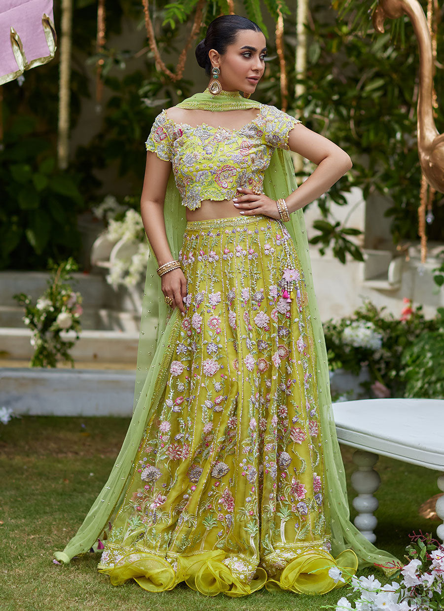 Nora Kiwi Lehenga Choli