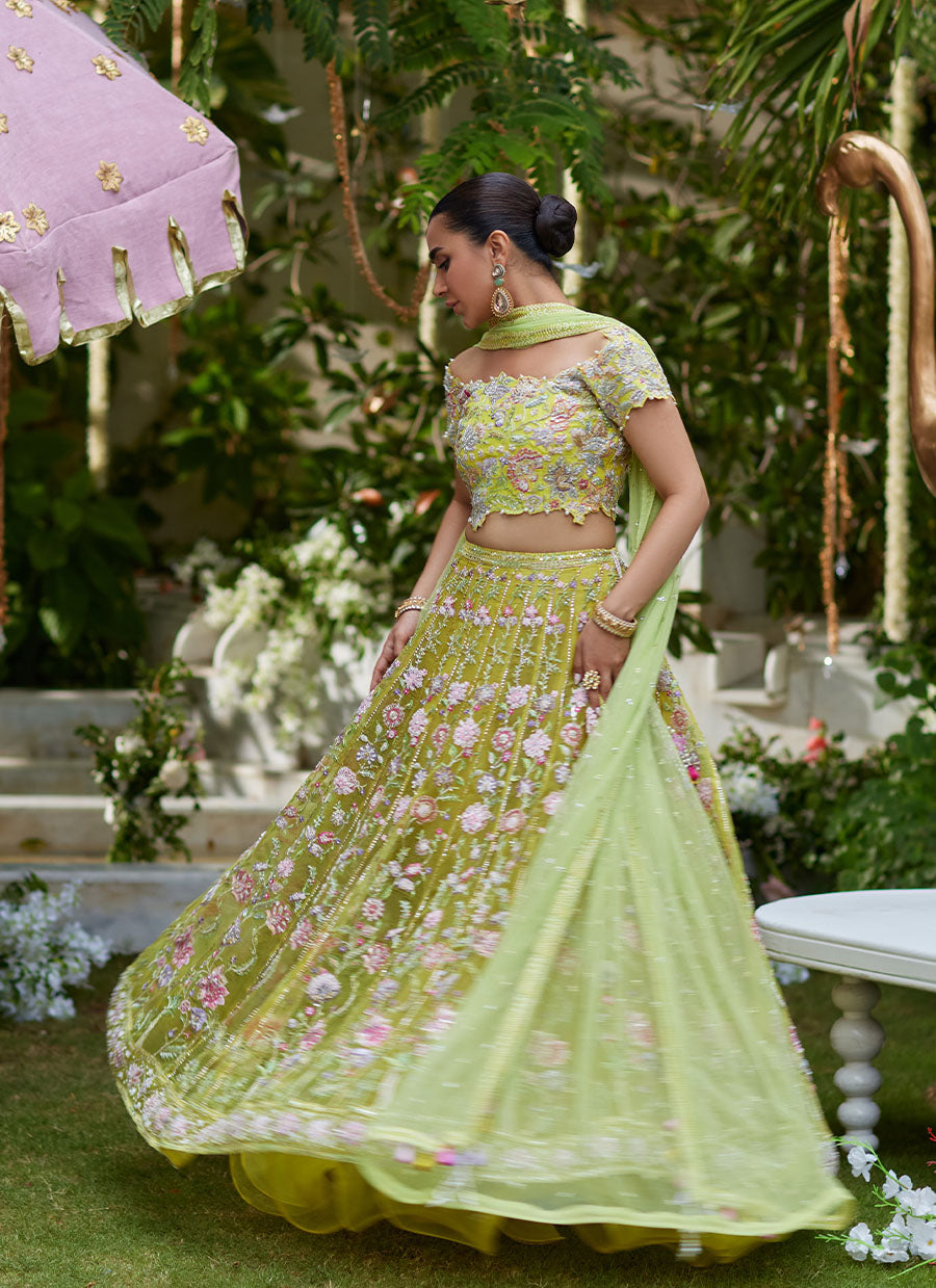 Nora Kiwi Lehenga Choli