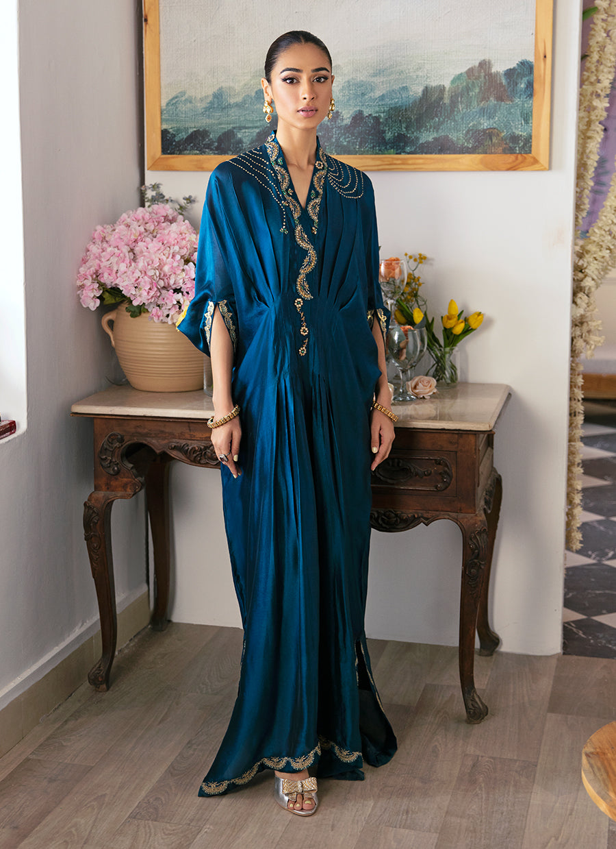 Nami Teal Kaftan