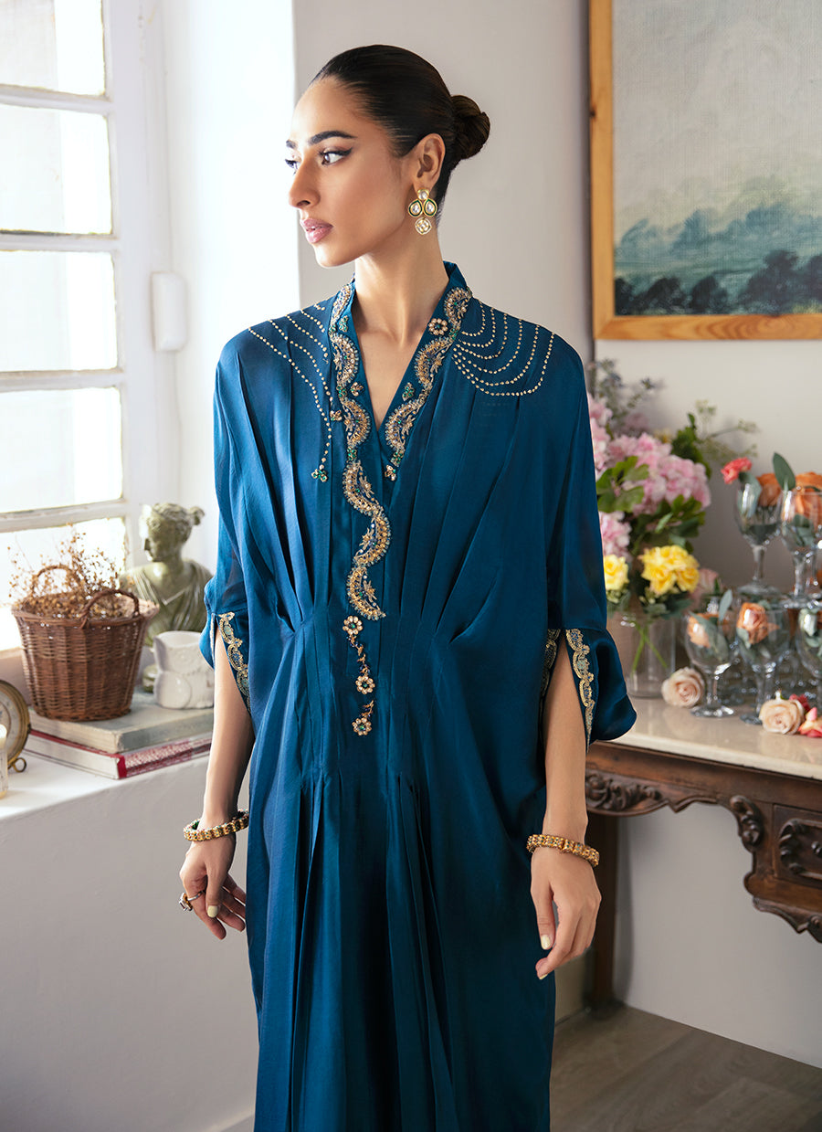 Nami Teal Kaftan