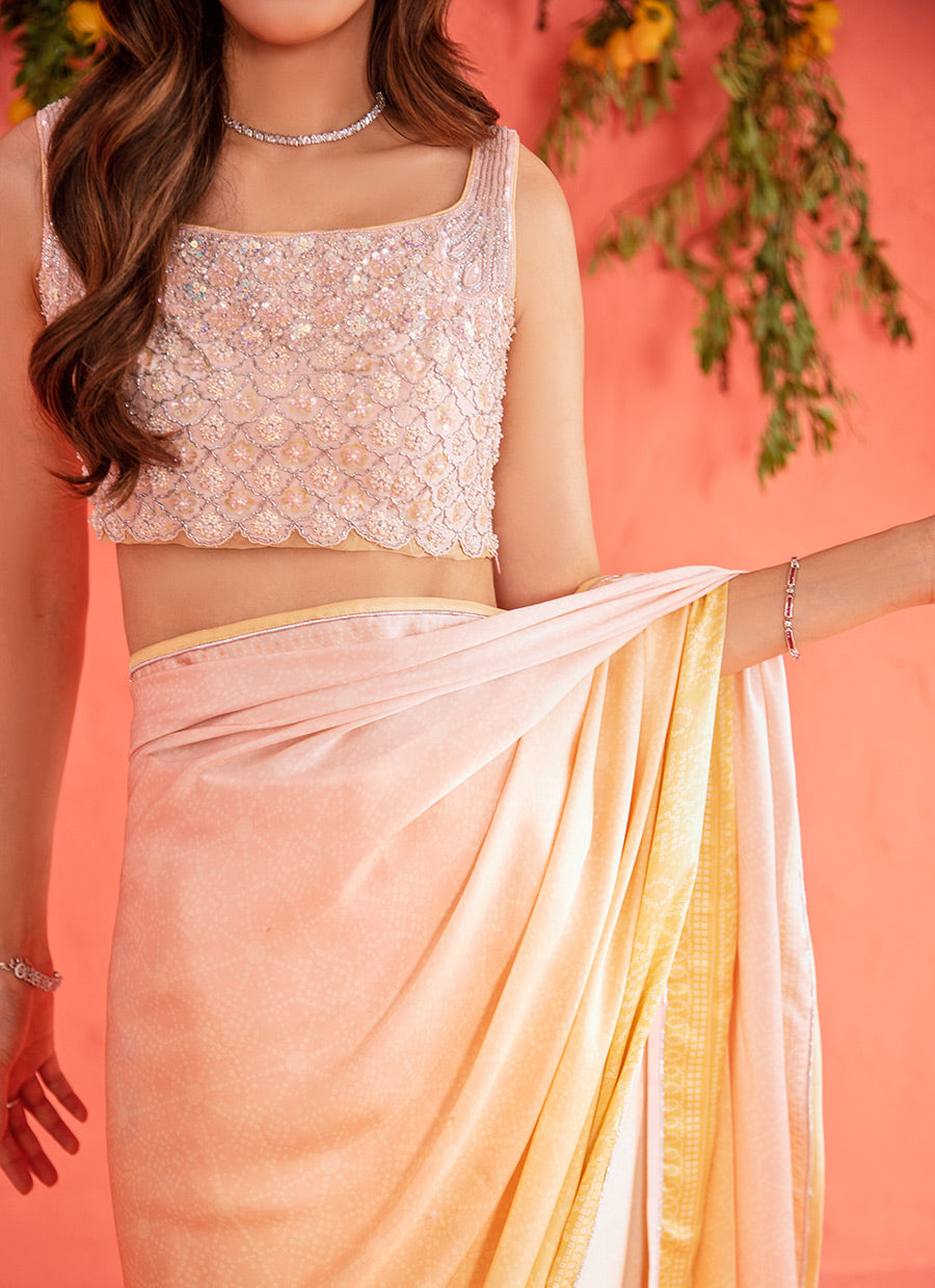 Rumi Charmeuse Saree