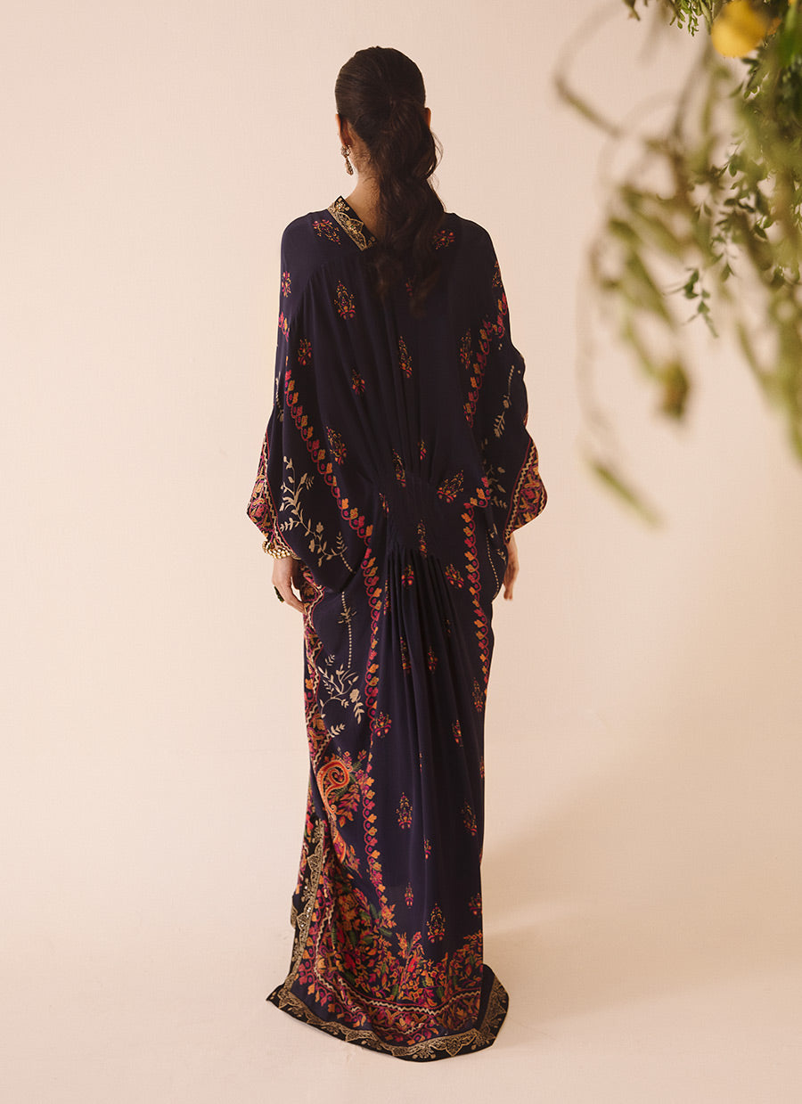 Ziva Navy Kaftan