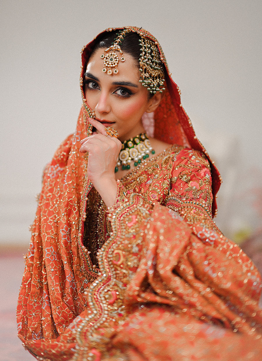 Maisha Trailed Kalidaar With Farshi Bridal