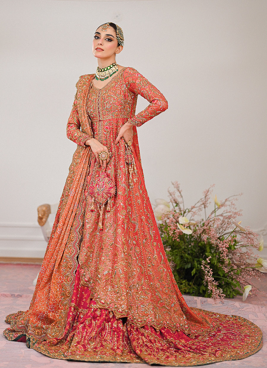 Maisha Trailed Kalidaar With Farshi Bridal