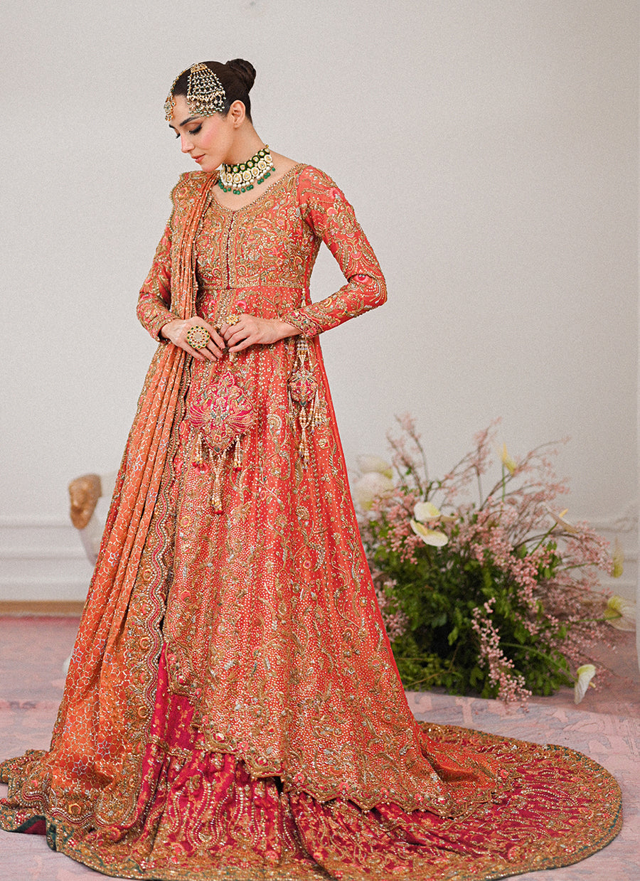 Maisha Trailed Kalidaar With Farshi Bridal