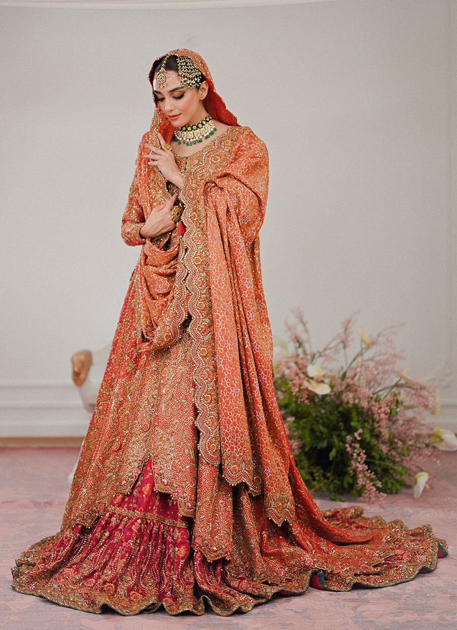 Maisha Trailed Kalidaar With Farshi Bridal