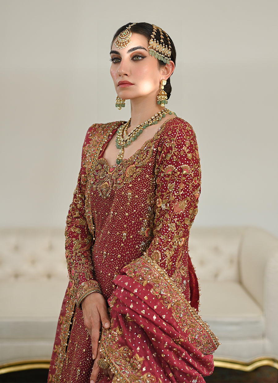 Mehtab Scarlet Farshi Bridal