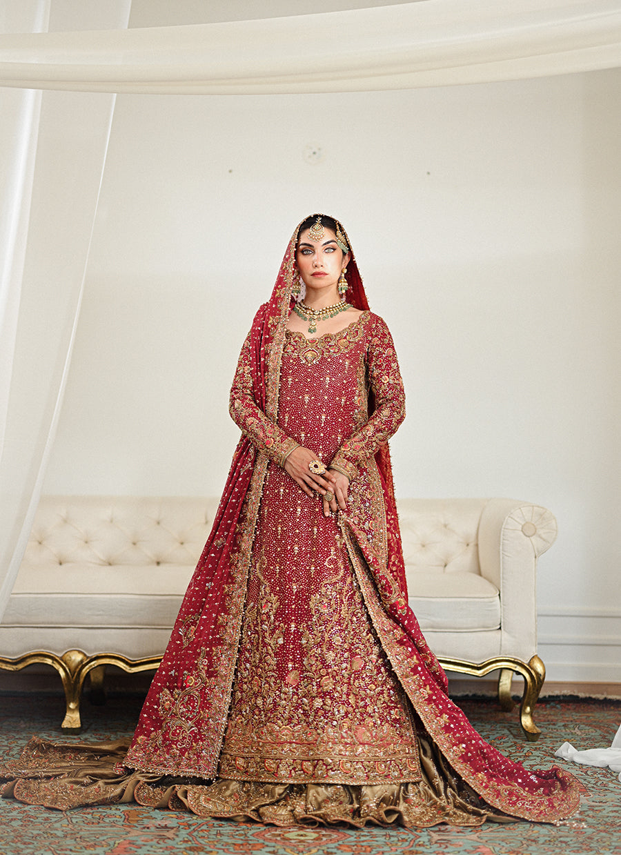 Mehtab Scarlet Farshi Bridal