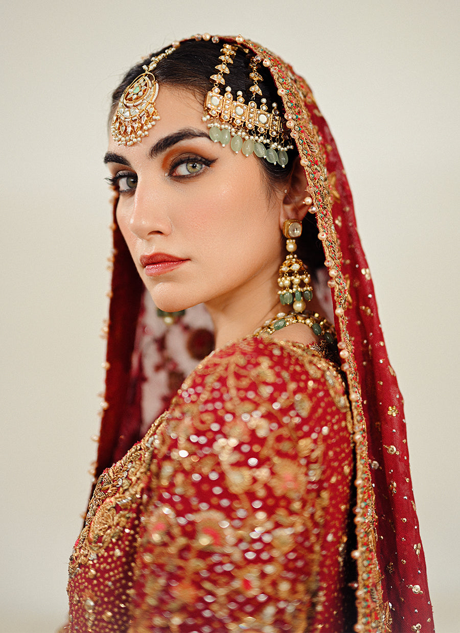 Mehtab Scarlet Farshi Bridal