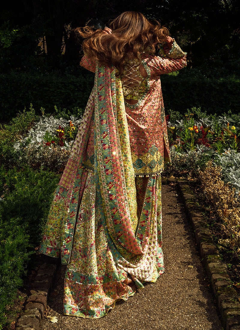 Shae Blockprinted Dhaka and Short Jacket