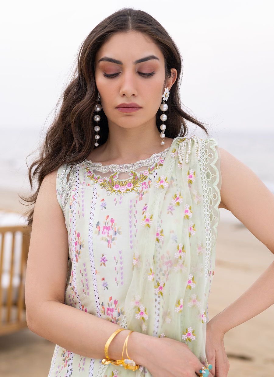 Kai Shirt with Pre-Draped Dupatta