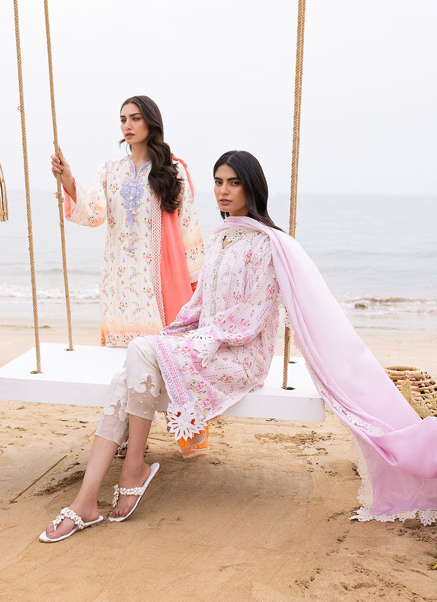 Lani Blush Shirt and Dupatta