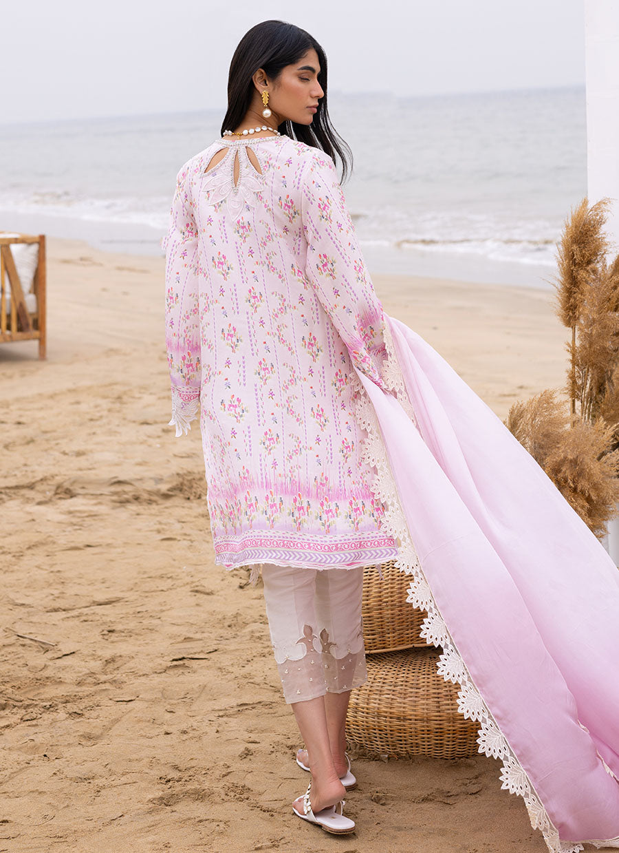 Lani Blush Shirt and Dupatta