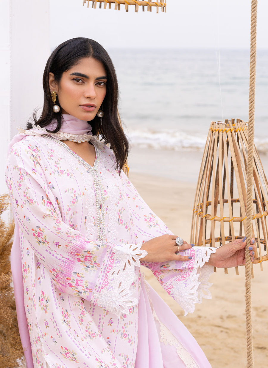 Lani Blush Shirt and Dupatta