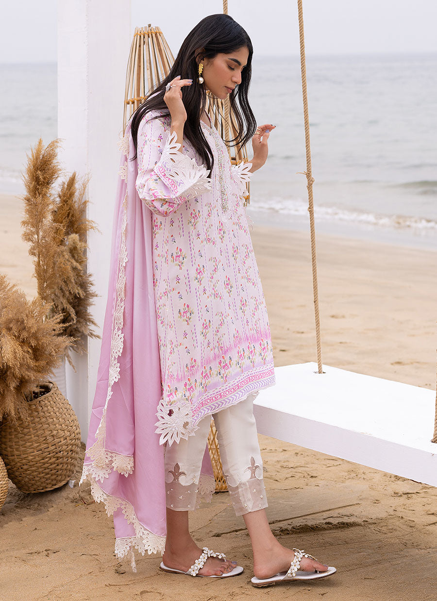 Lani Blush Shirt and Dupatta