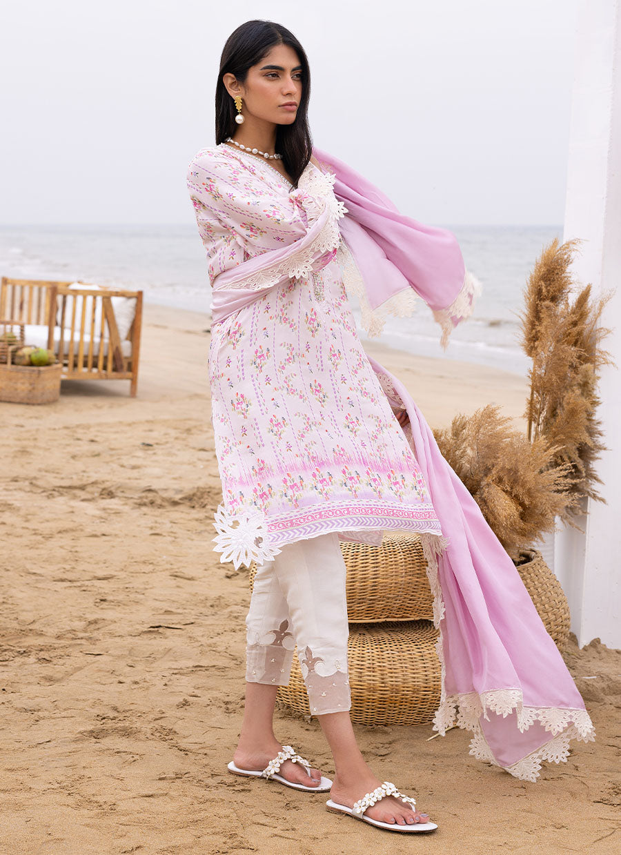 Lani Blush Shirt and Dupatta