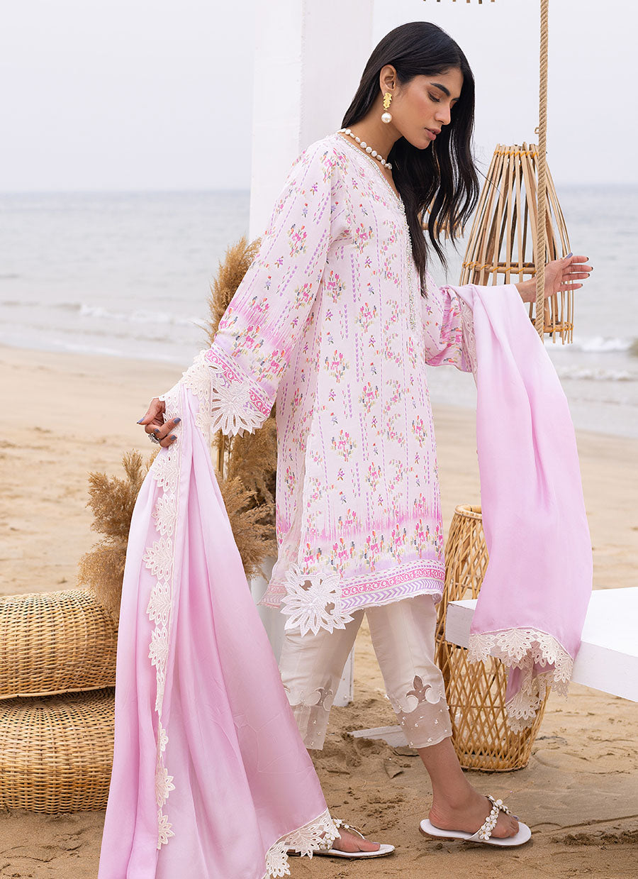 Lani Blush Shirt and Dupatta