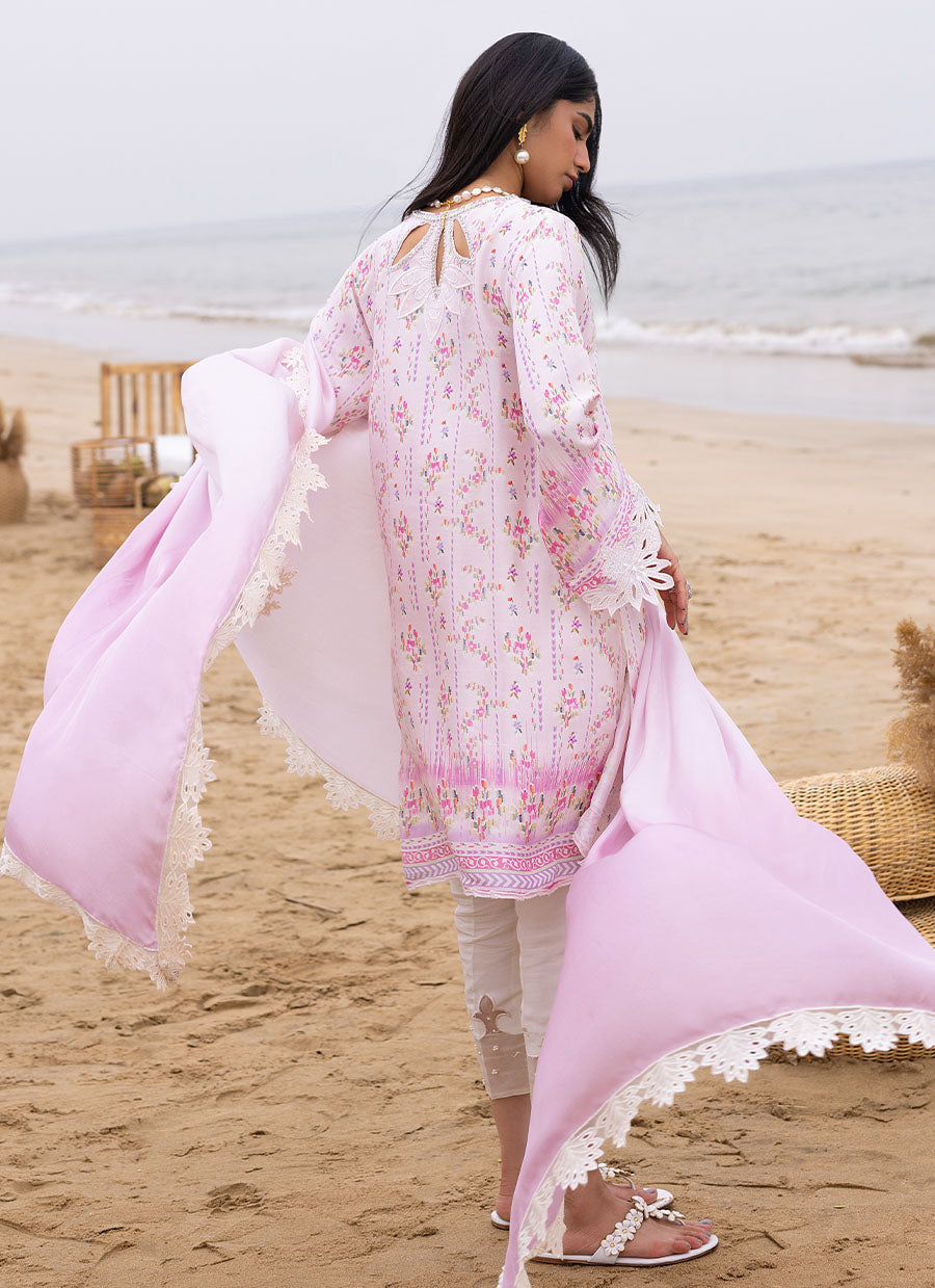 Lani Blush Shirt and Dupatta