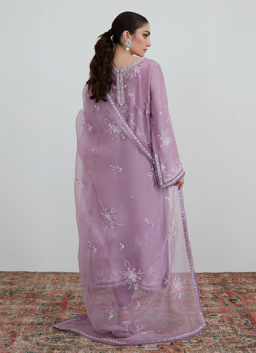 Mona Mauve Shirt and Dupatta