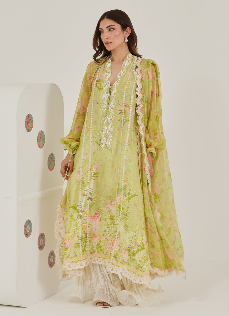 Malone Shirt And Dupatta