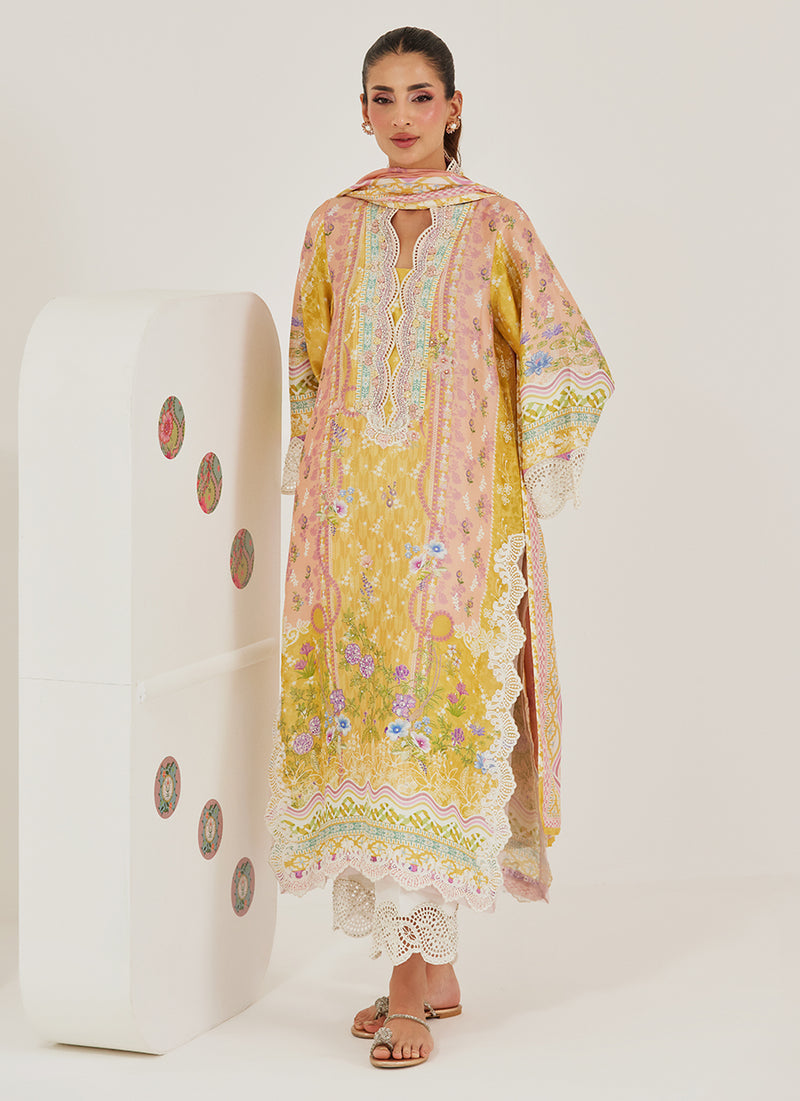 Briella Shirt And Dupatta