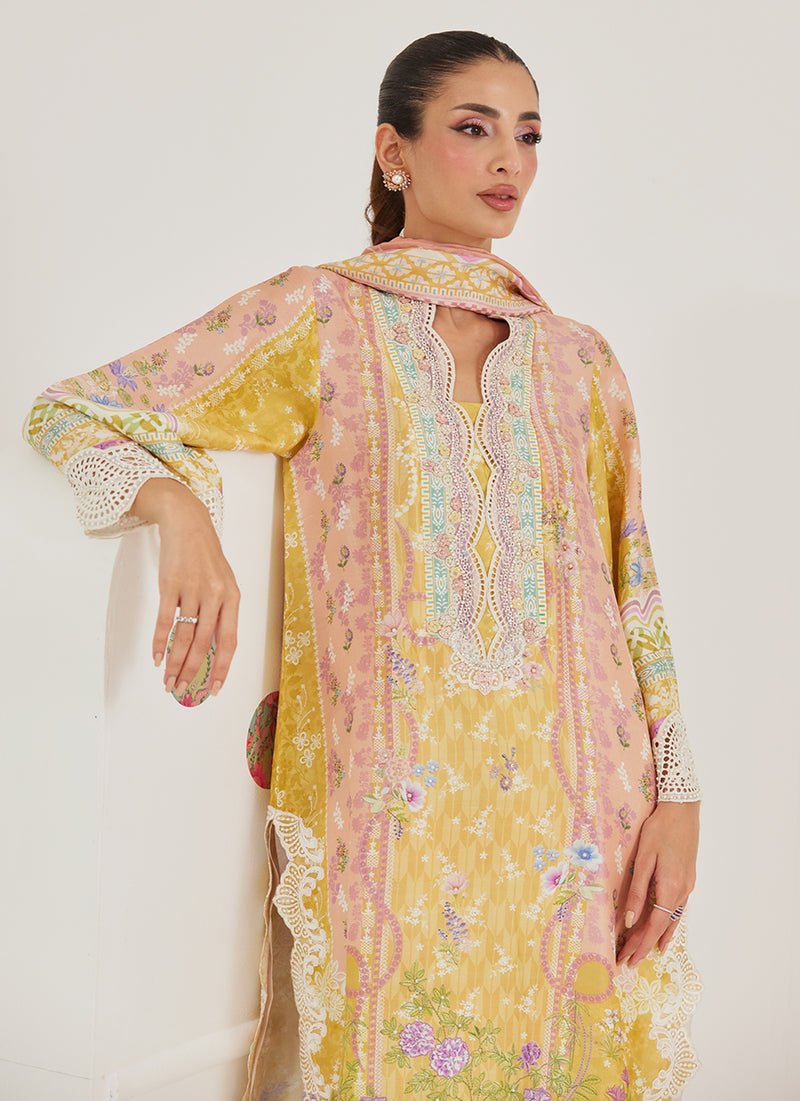 Briella Shirt And Dupatta
