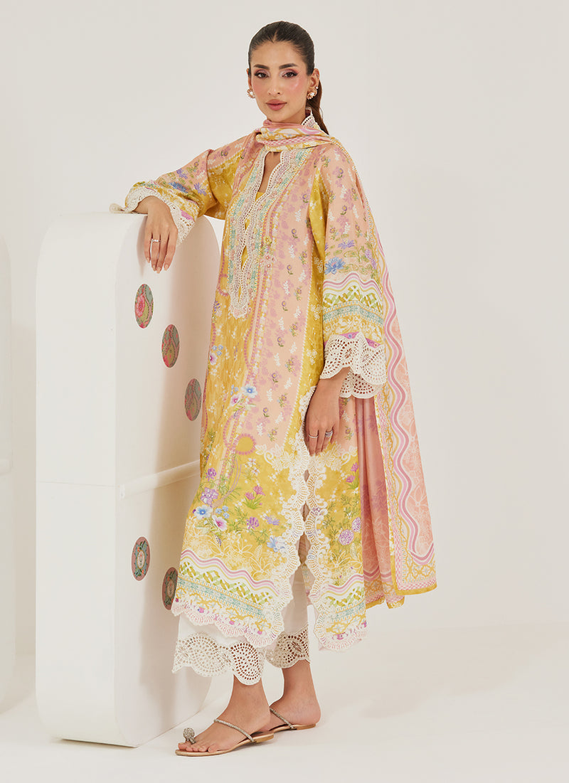 Briella Shirt And Dupatta