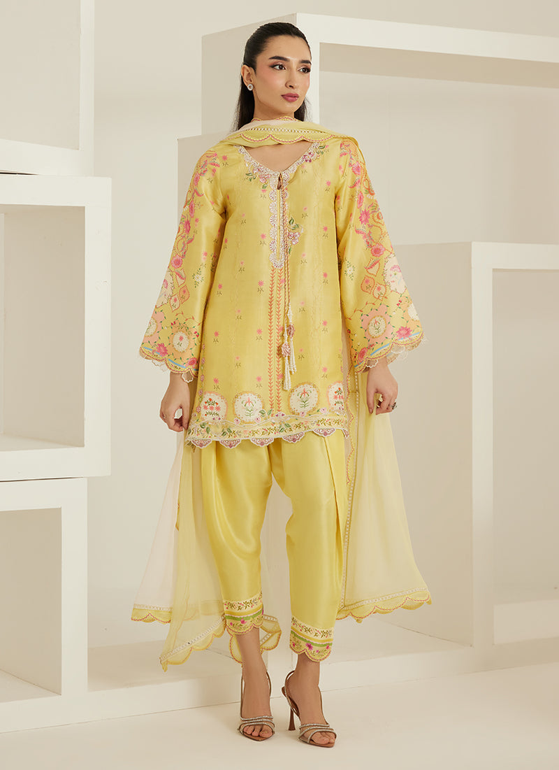 Evelina Shirt And Dupatta