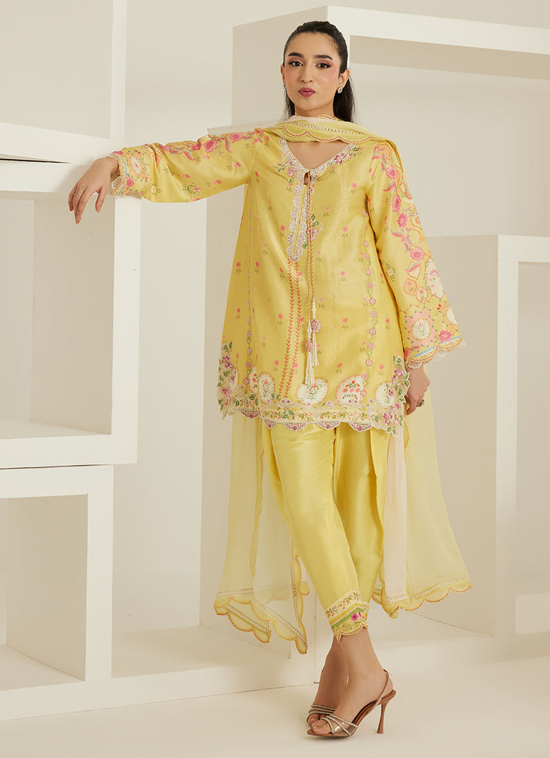 Evelina Shirt And Dupatta