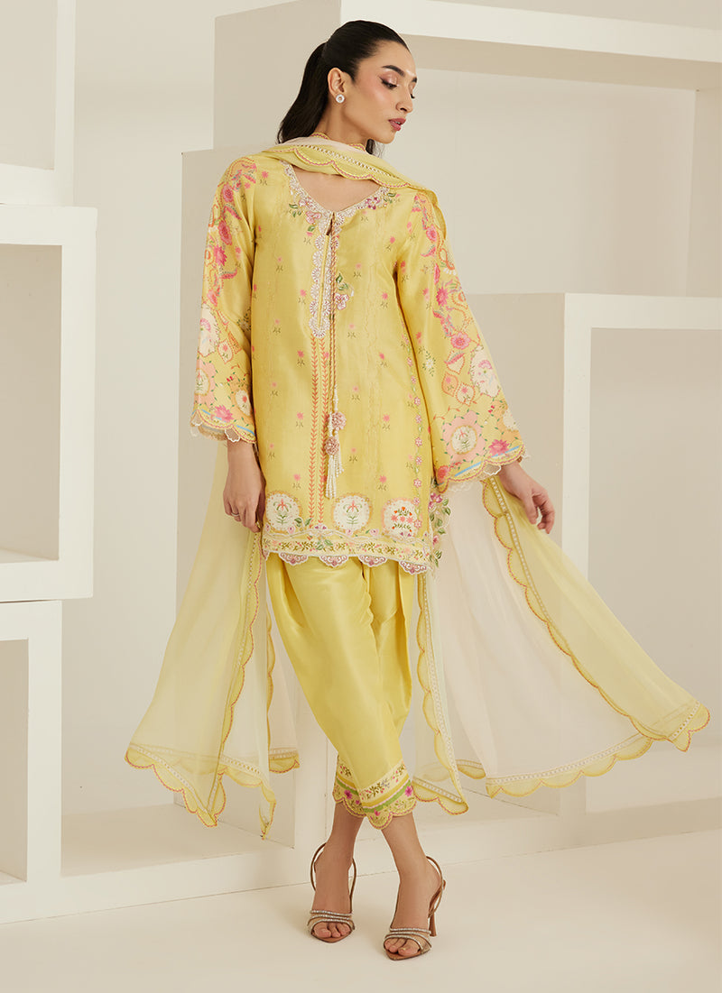 Evelina Shirt And Dupatta