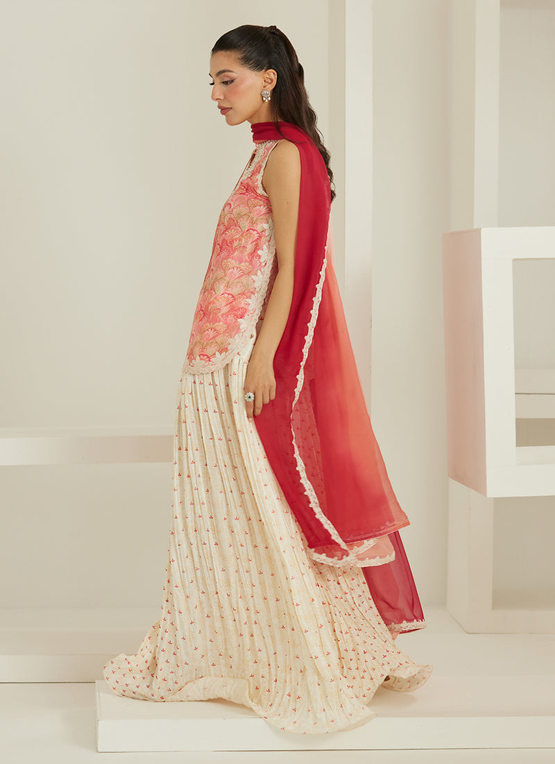 Selma Short Shirt And Dupatta