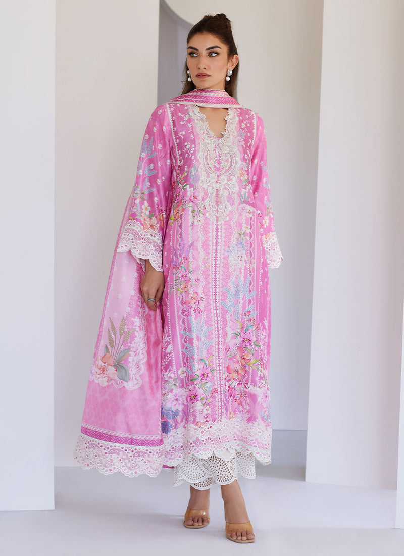 Lyra Pink Shirt and Dupatta