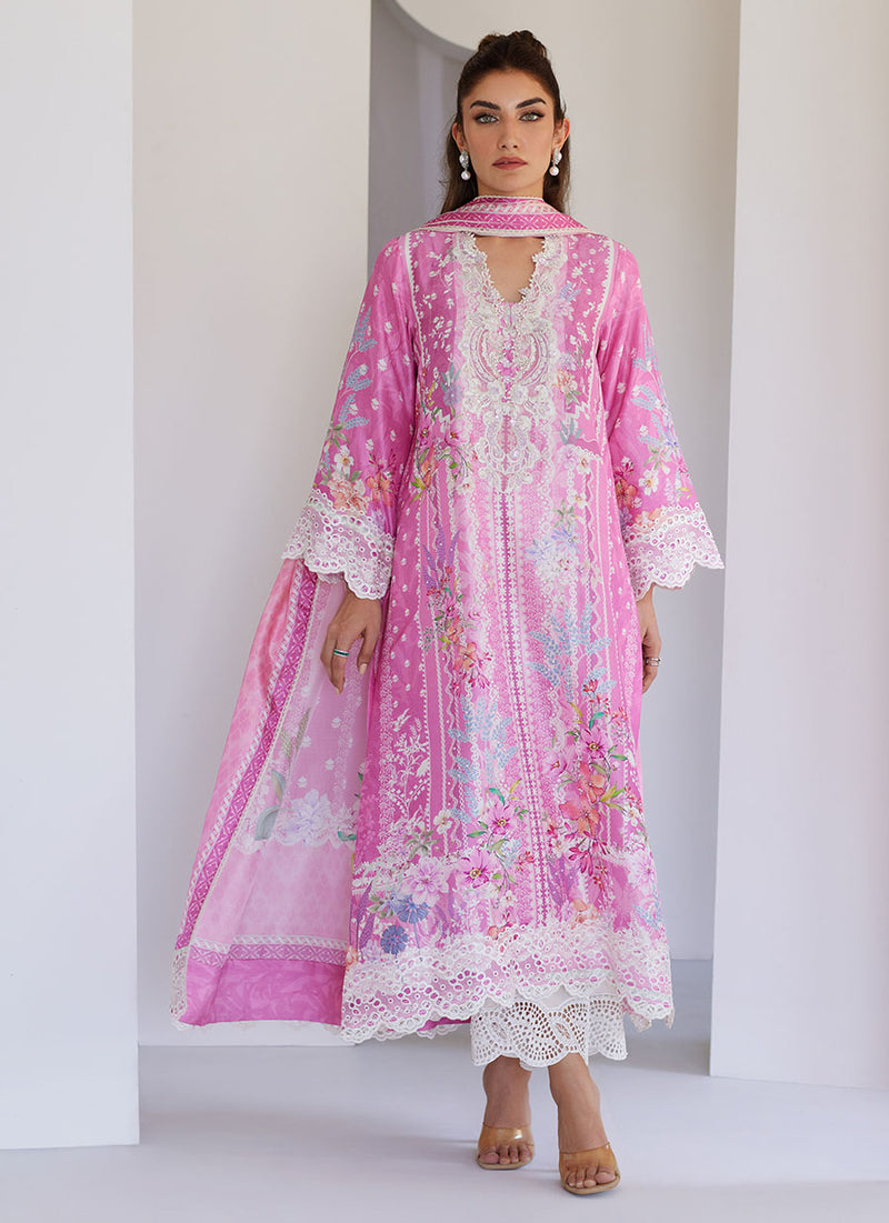 Lyra Pink Shirt and Dupatta