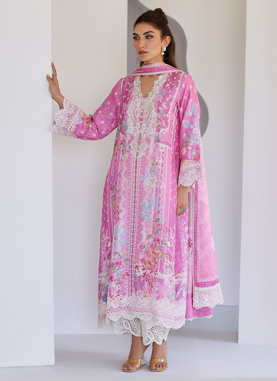 Lyra Pink Shirt And Dupatta