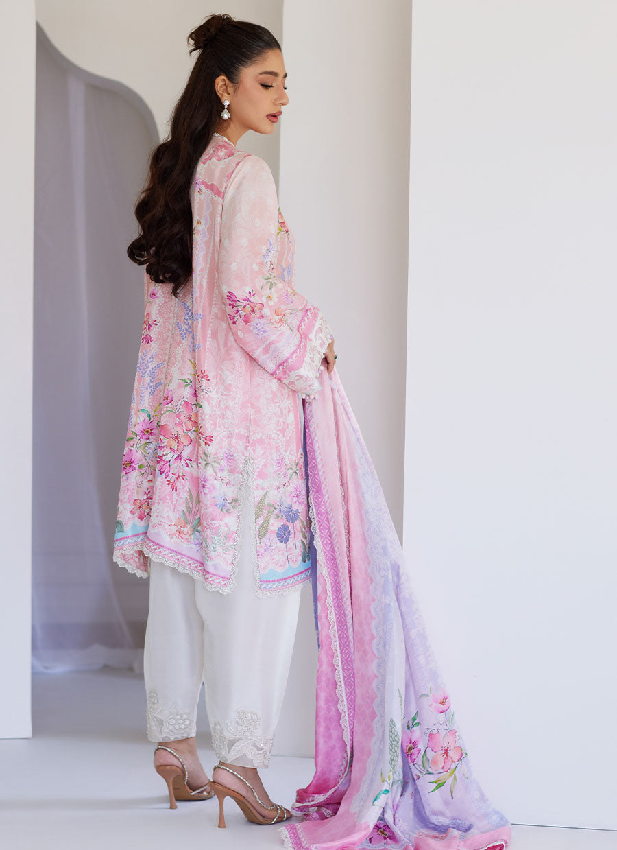 Oddie Pink Shirt and Dupatta