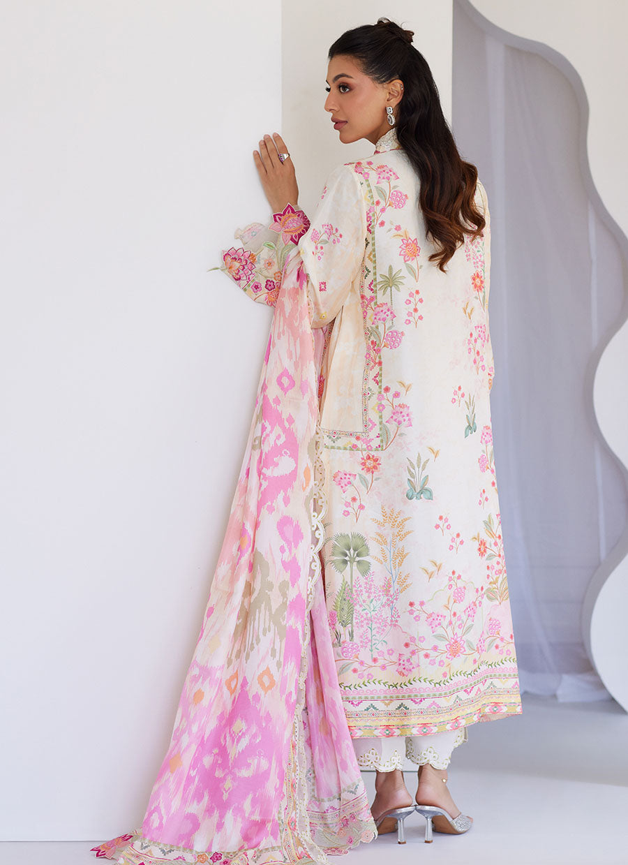 Faye Ivory Shirt and Dupatta