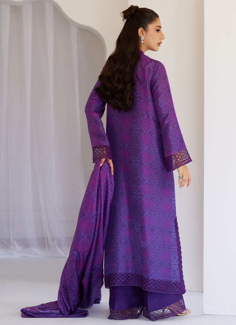 Amity Purple Shirt and Dupatta