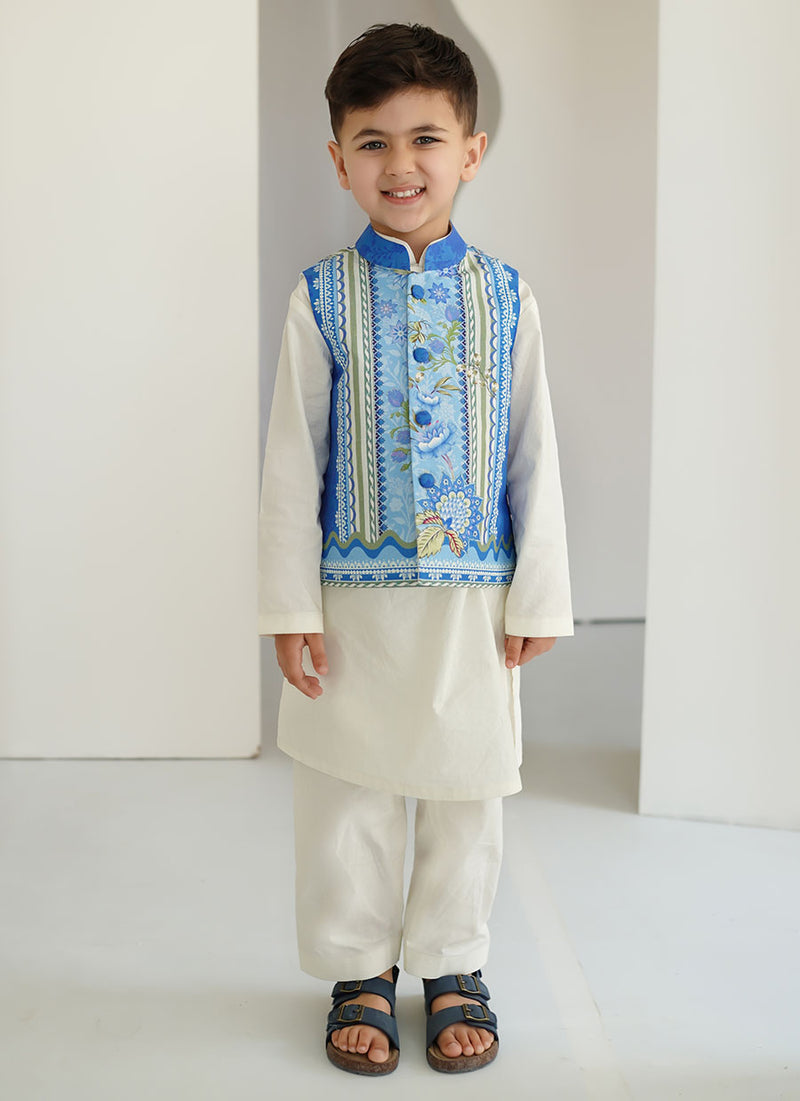 Zadie Blue Mini Waistcoat