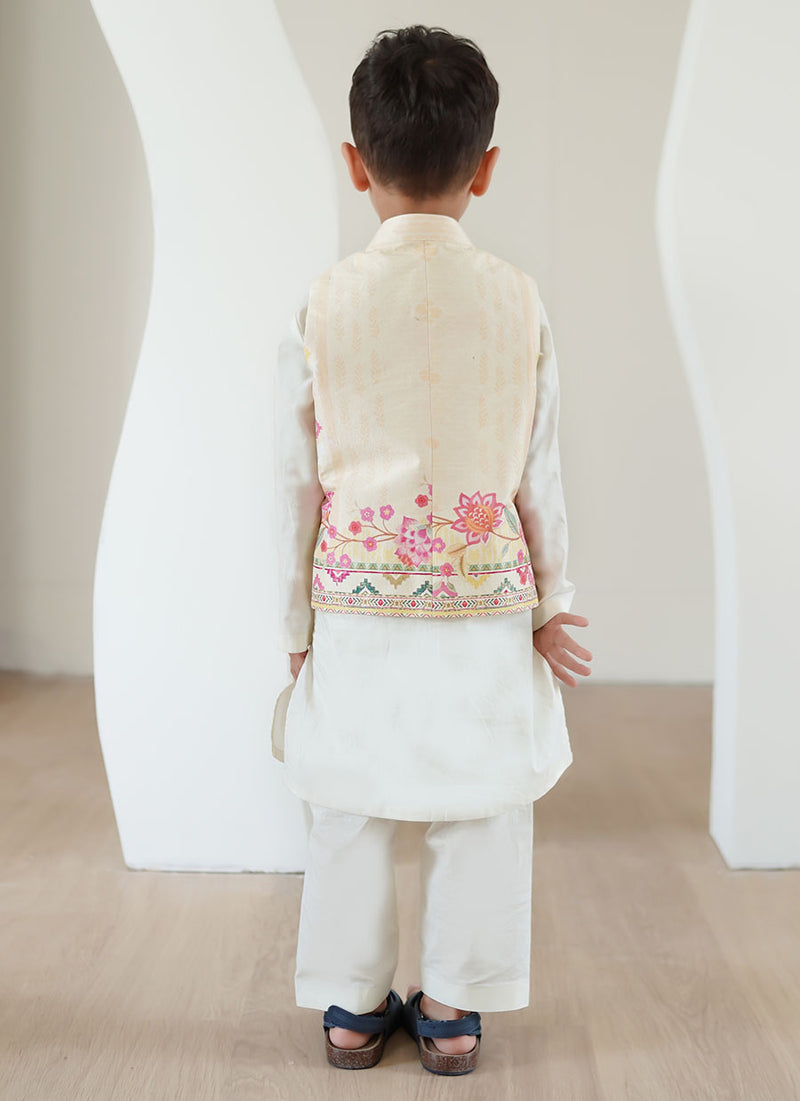 Faye Ivory Mini Waistcoat