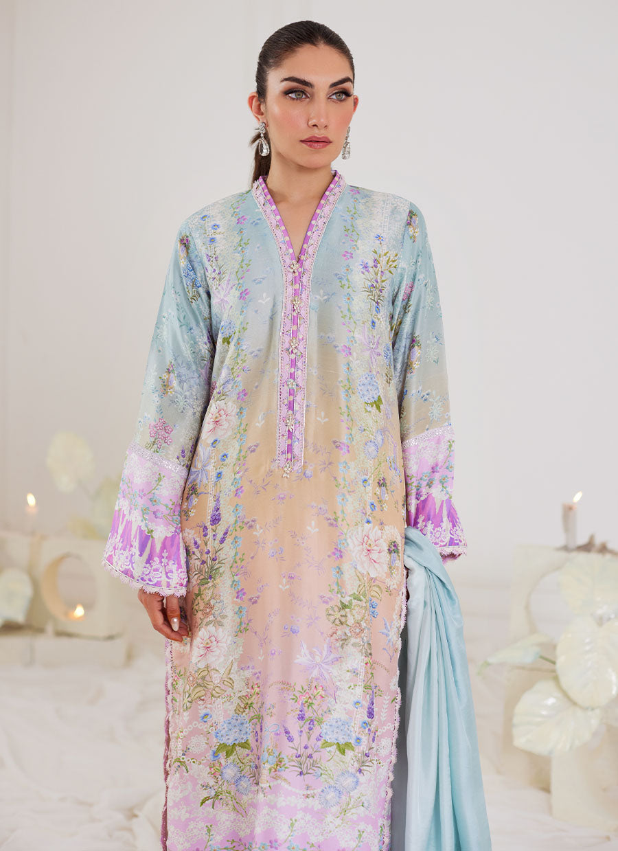 Teresa Ombre Shirt And Dupatta