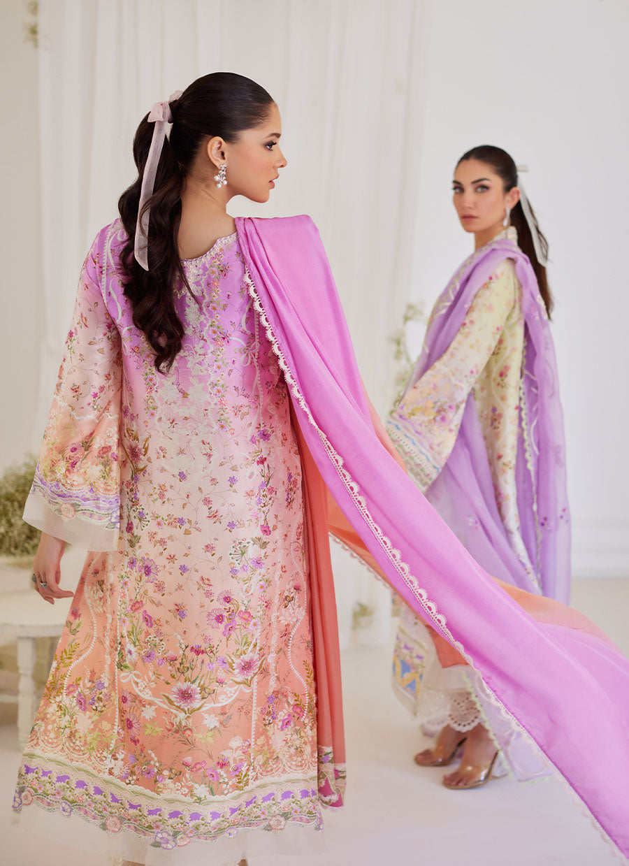 Maura Ombre Shirt And Dupatta