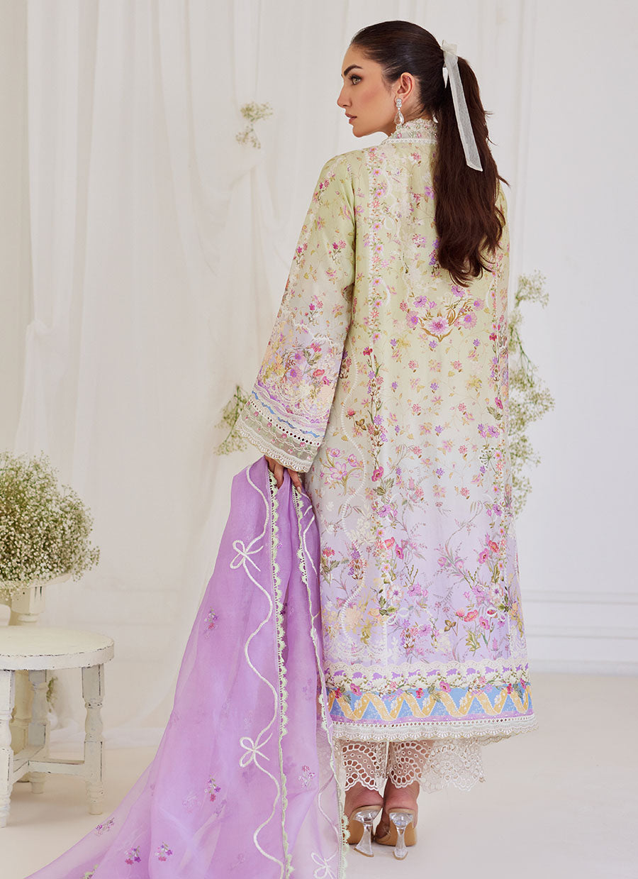 Renata Shirt with Embroidered Dupatta