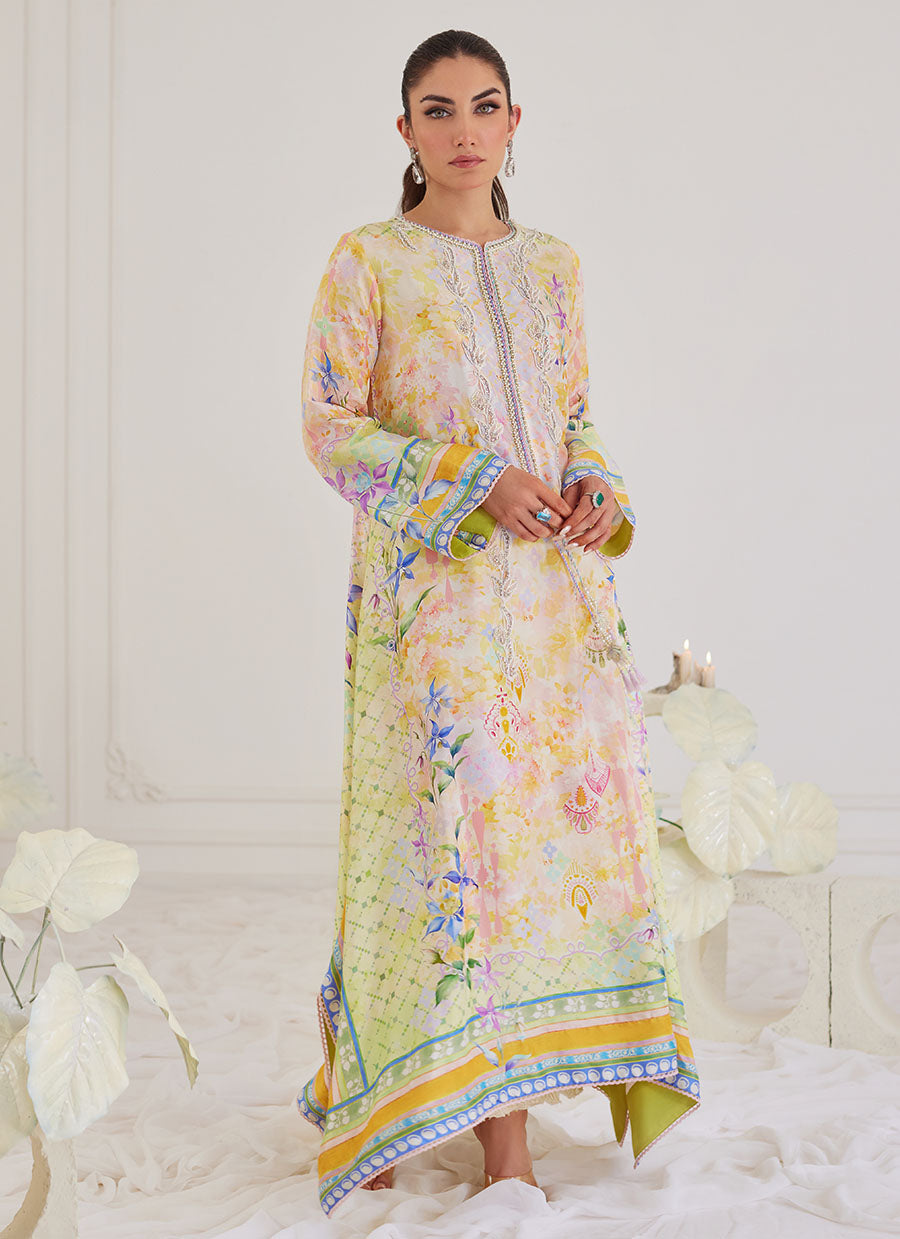 Blanca Raw Silk Kaftan