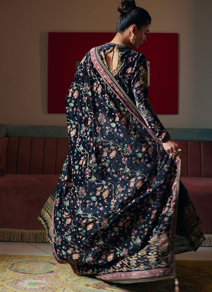 Veroz Kalidaar and Silk Dupatta