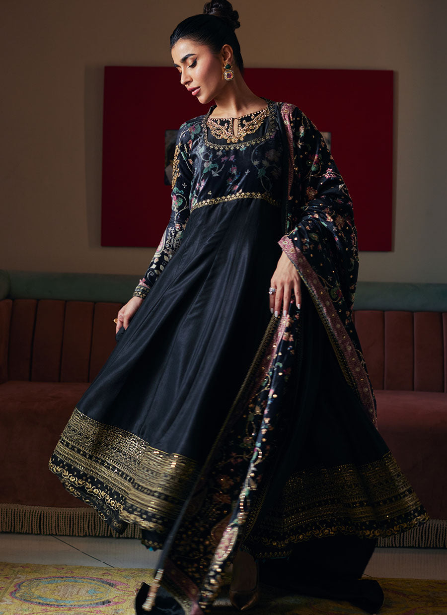 Veroz Kalidaar and Silk Dupatta