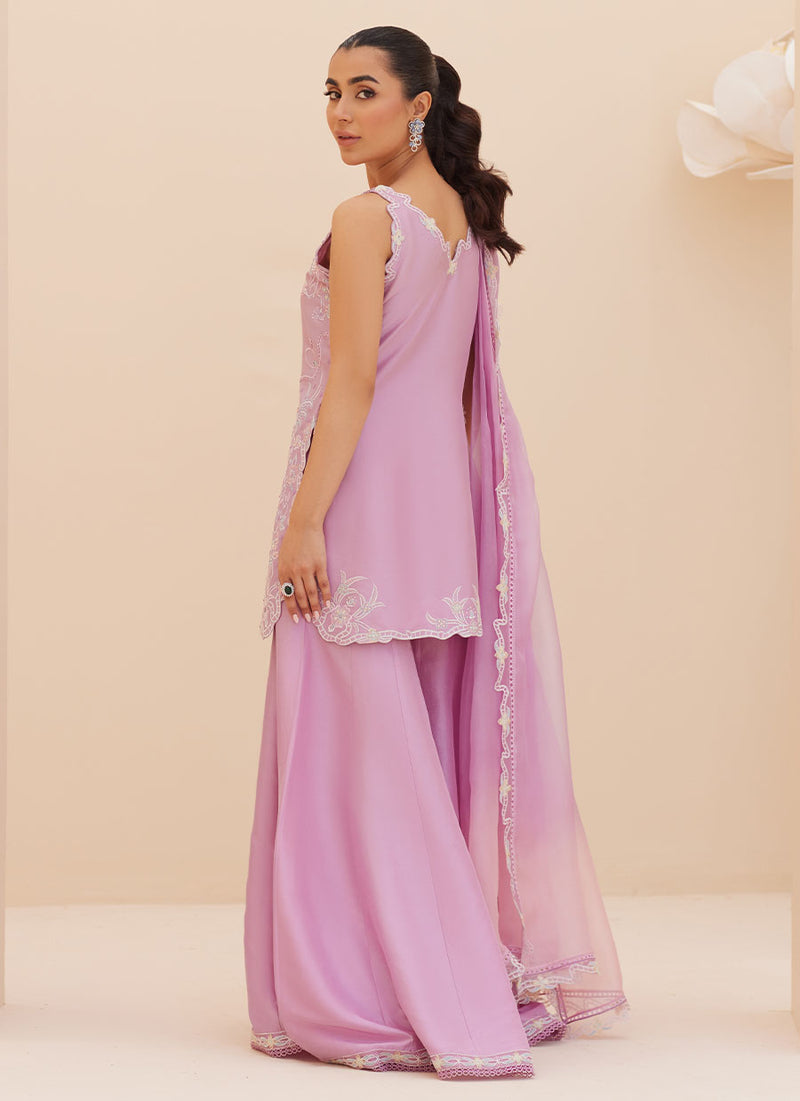 Lilliana Lilac Shirt and Dupatta