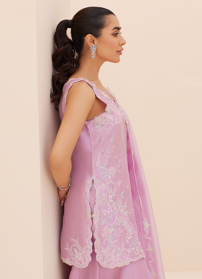 Lilliana Lilac Shirt and Dupatta