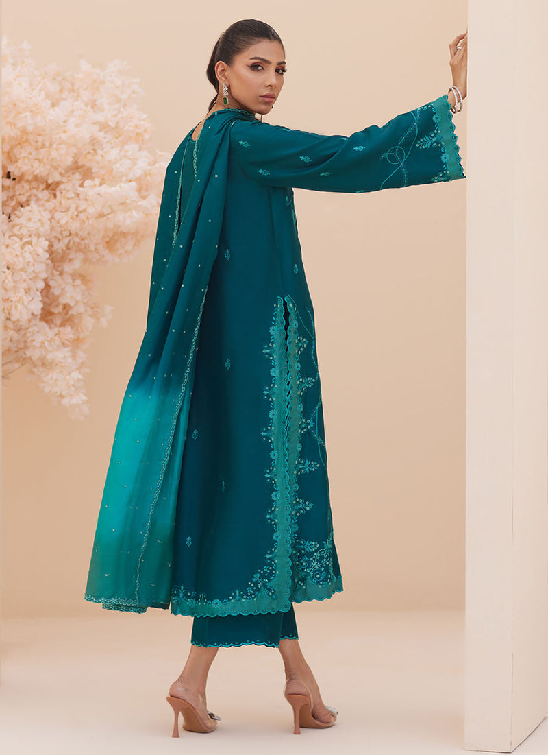 Evel Emerald  Shirt and Dupatta